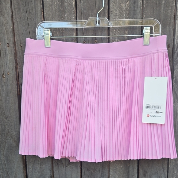 lululemon athletica Dresses & Skirts - lululemon athletica Varsity pleated Tenis Skirt Light Pink